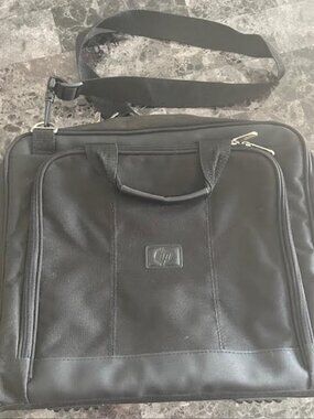 HP Black Laptop Bag 16” Multi-Compartment Briefcase Work Travel Case